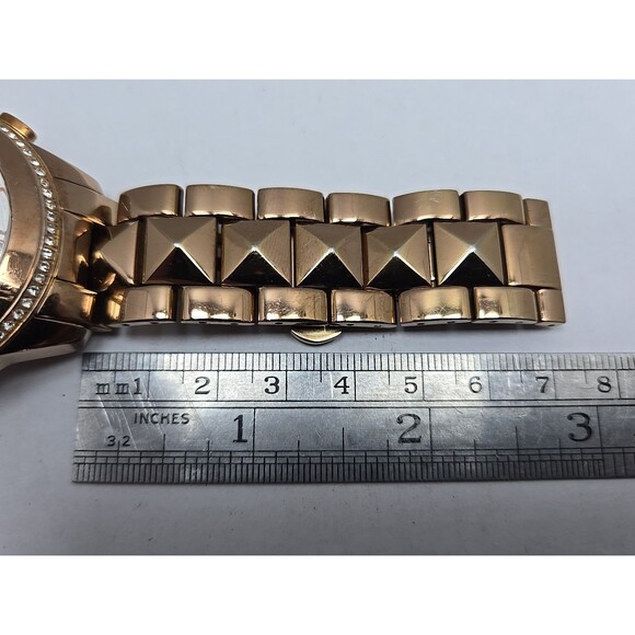 Vince Camuto Rose Gold Chronograph Womens Watch VC5156 New Battery Crystals - Picture 9 of 11